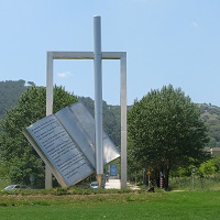 Theodore Papagianni sculpture at the University of Ioannina, Greece